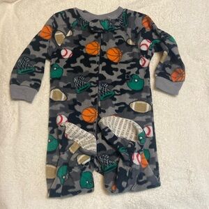 Baby boy footed pajamas